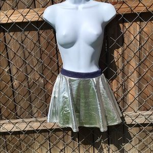 Silver Skirt Sz 8